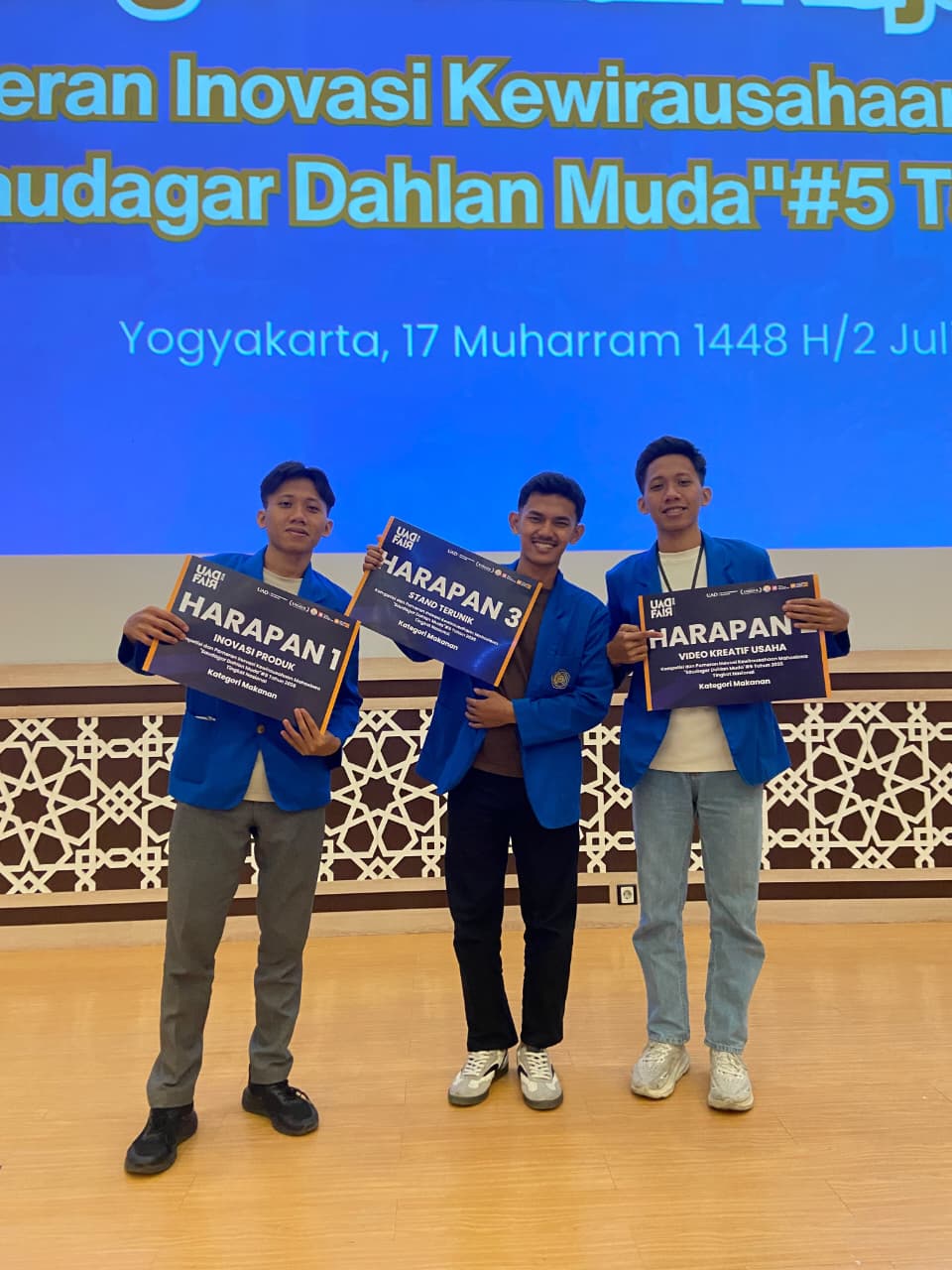 Mahasiswa PAI UMP Borong Tiga Penghargaan Nasional di UAD FAIR 2026 